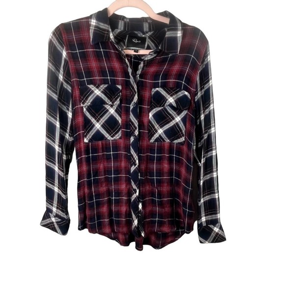 Rails Tops - Rails Liza Plaid Button Up Size XS EUC